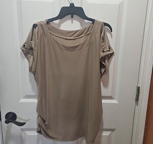 Elegant Tan Women's Top